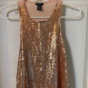 Juniors Sparkly Tank Top